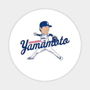 Yoshinobu Yamamoto Caricature Magnet